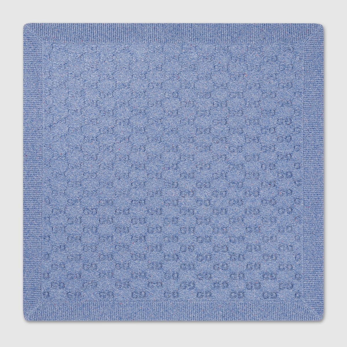 Baby GG cotton jacquard blanket in red - thumbnail 4
