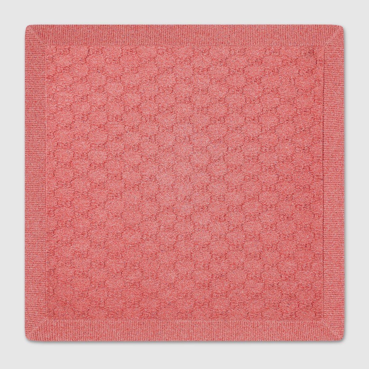 Baby GG cotton jacquard blanket in red - thumbnail 2