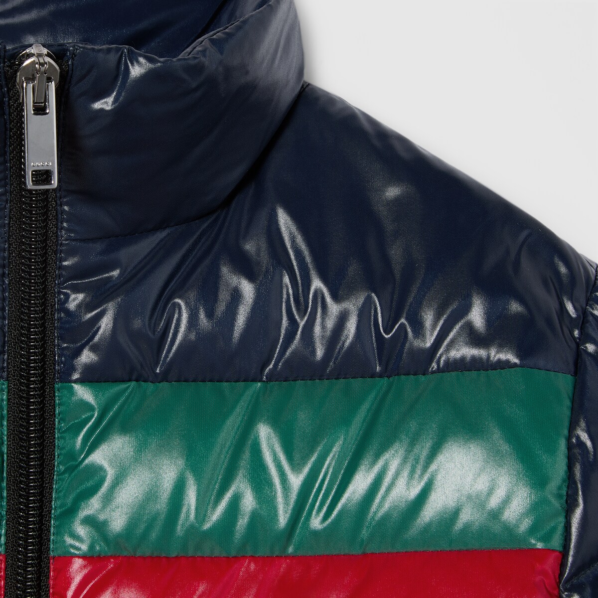 Children's padded jacket with Web in dark blue