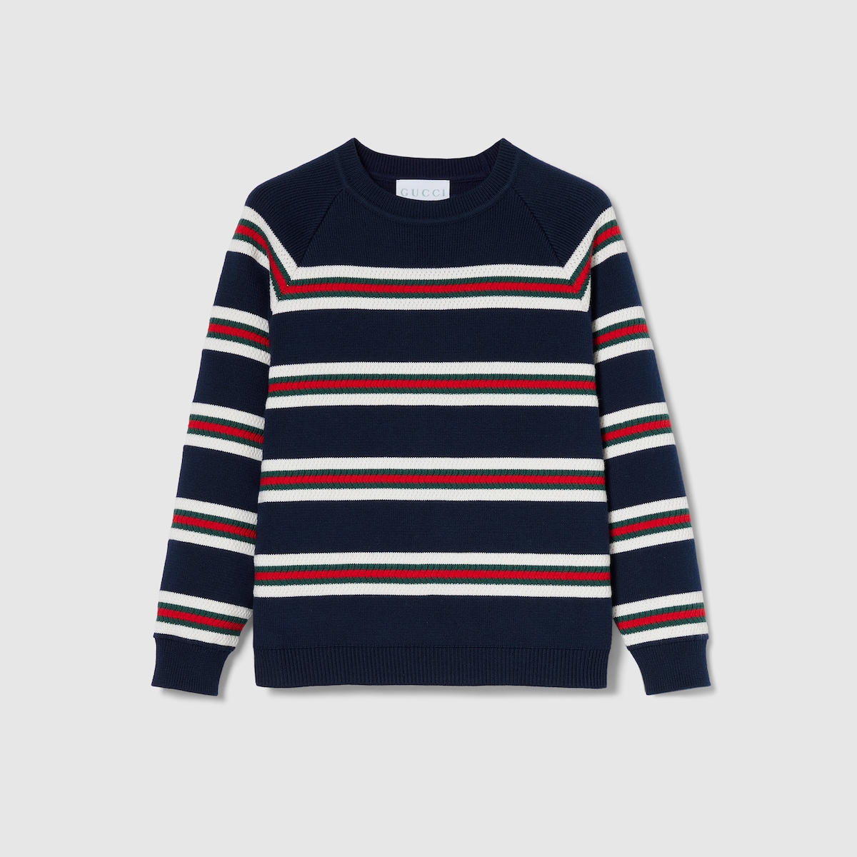 Children's cotton sweater with Web in dark blue - thumbnail 2