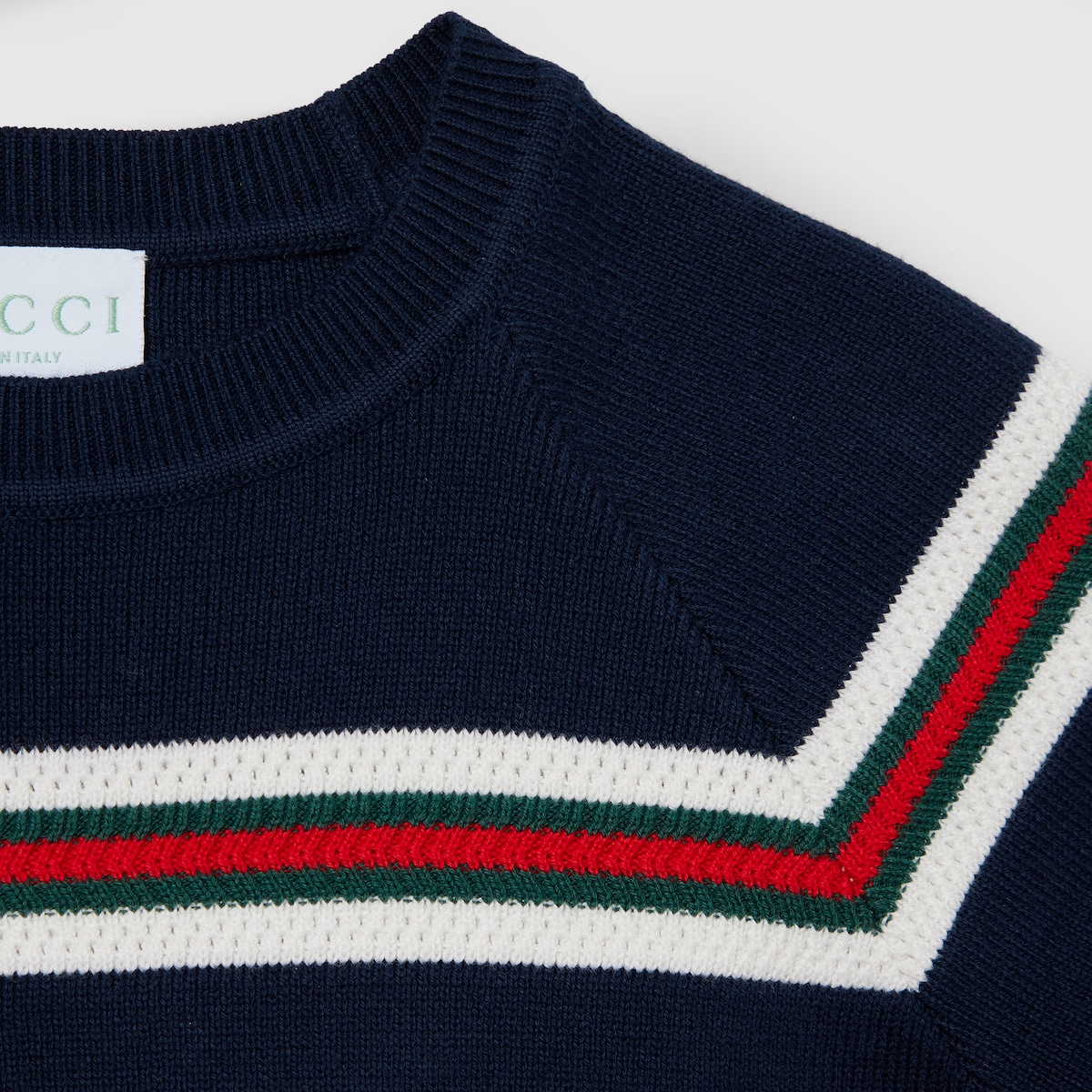 Children's cotton sweater with Web in dark blue