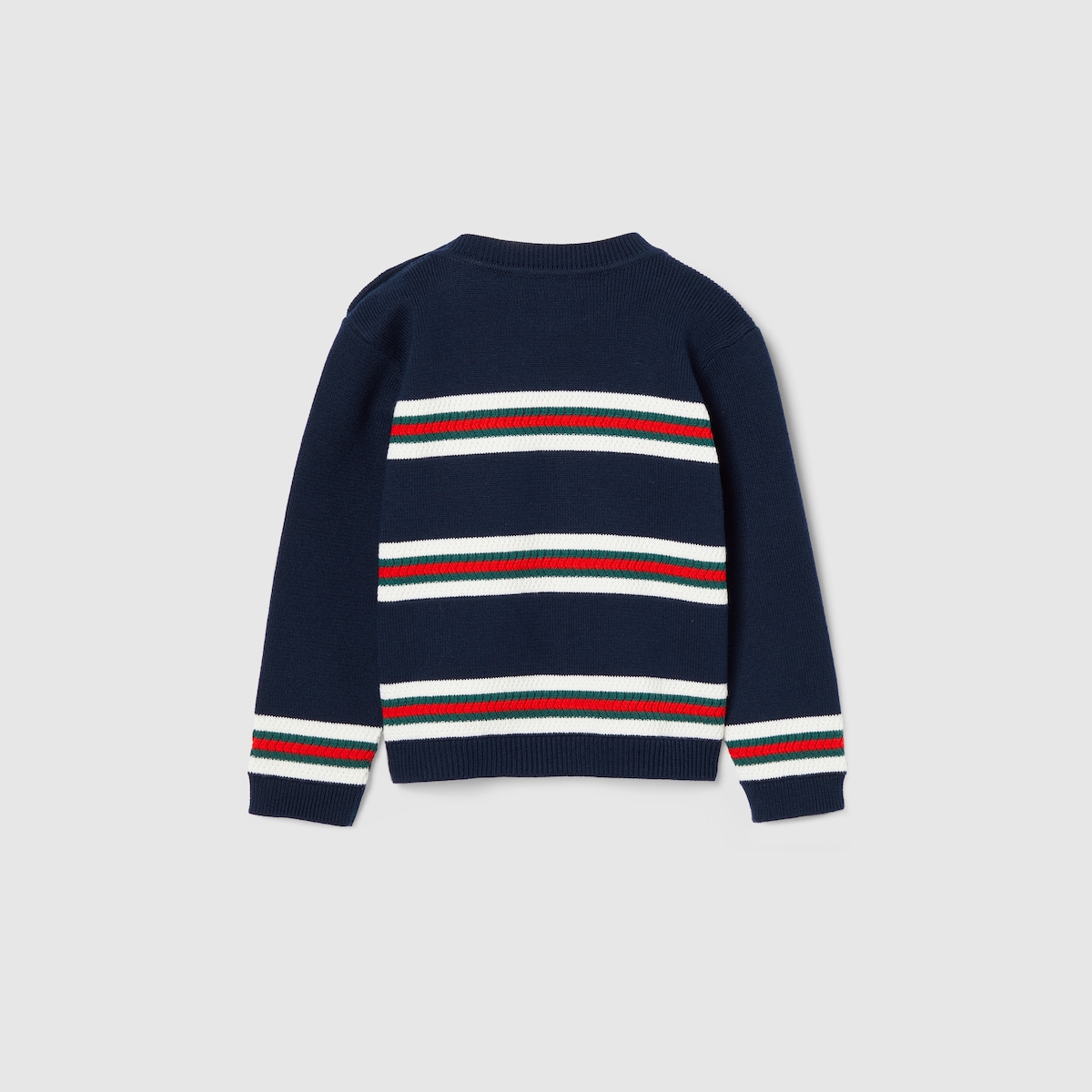 Baby cotton sweater with Web in dark blue - thumbnail 3