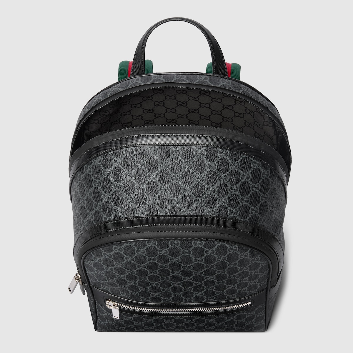 Gucci Porter medium backpack in black GG Supreme - thumbnail 2