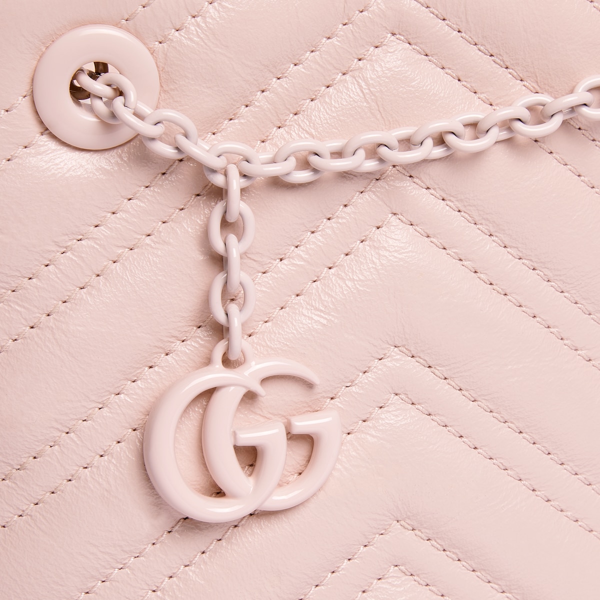 GG Marmont nano bucket bag in pink leather | GUCCI® US