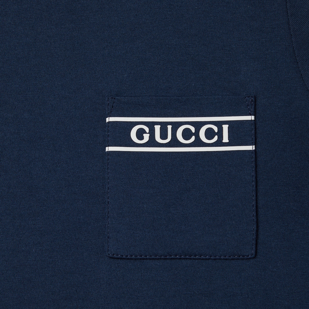 Children's cotton T-shirt in dark blue