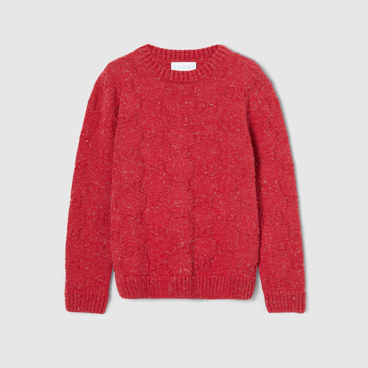 Children's GG cotton sweater in red - thumbnail 3