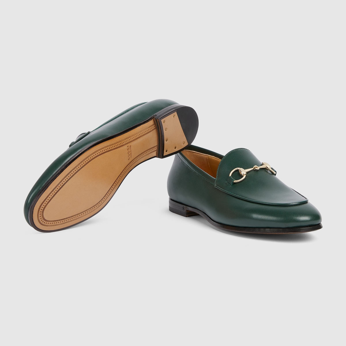 Women's Gucci Jordaan loafer in beige leather - thumbnail 10
