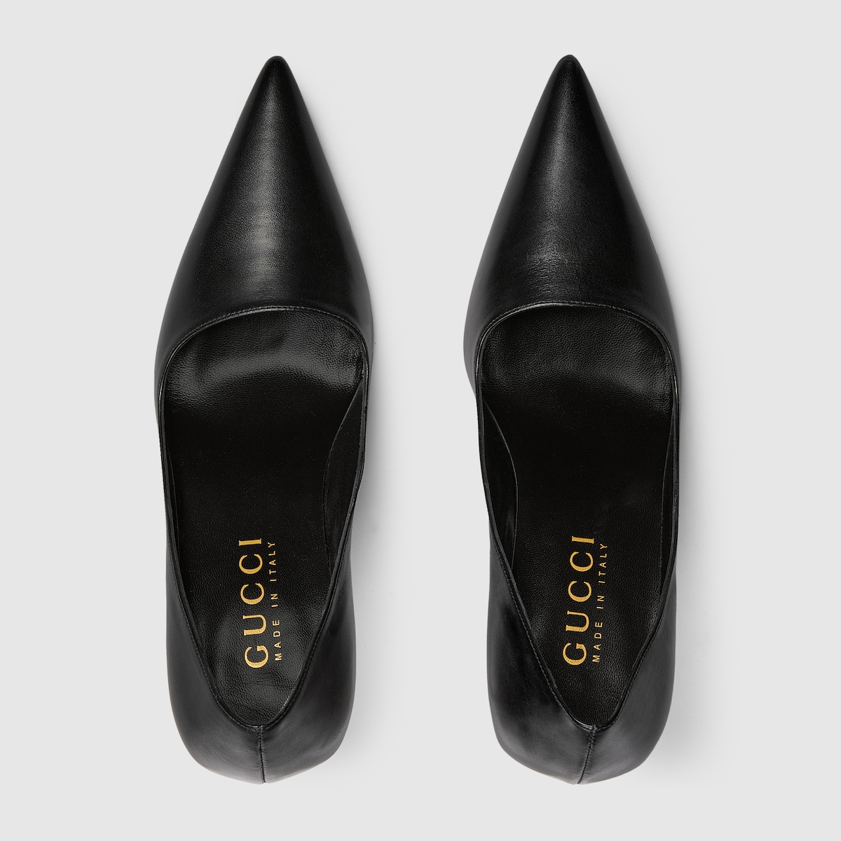 Women's Bombshell pump in black leather | GUCCI® US