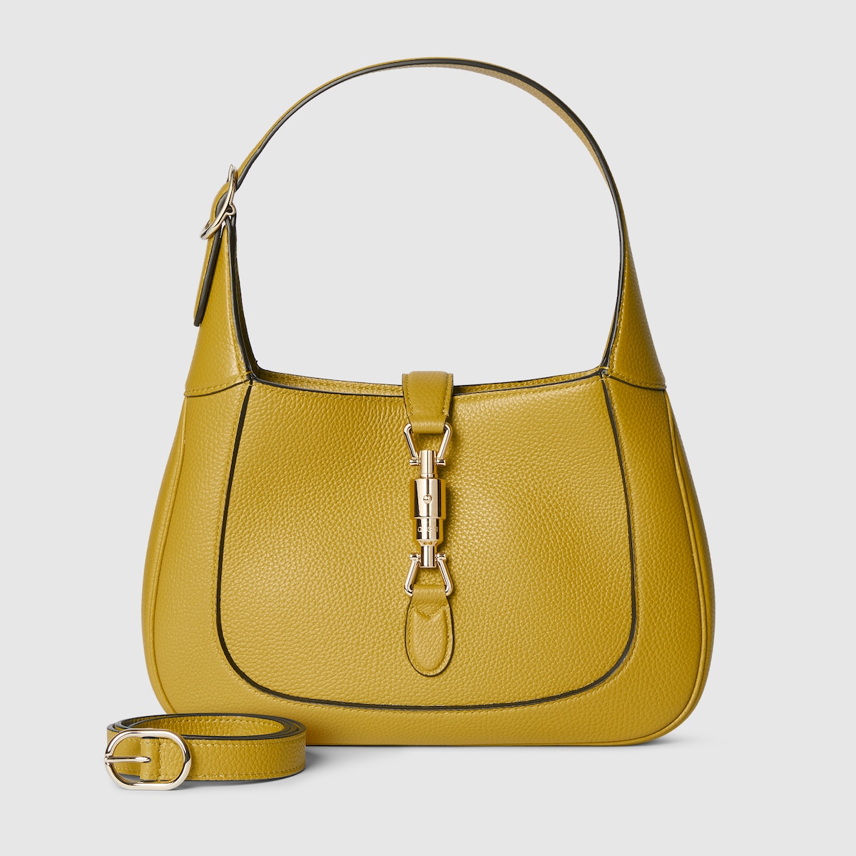Gucci Jackie 1961 medium bag in yellow leather | GUCCI® US