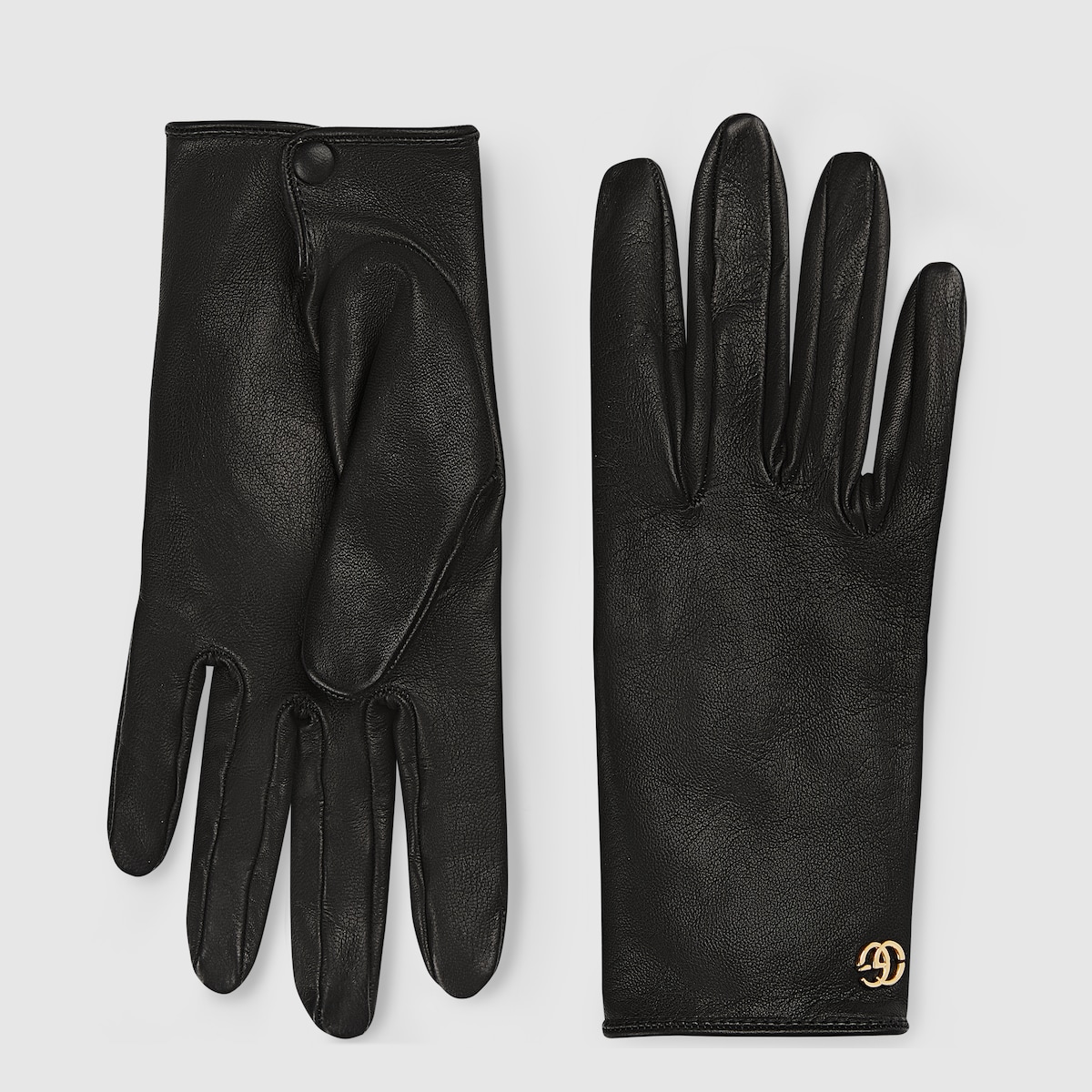 小物 GUCCI Leather Gloves With Interlocking G 835580_3SAJL_1060_001_100_0000