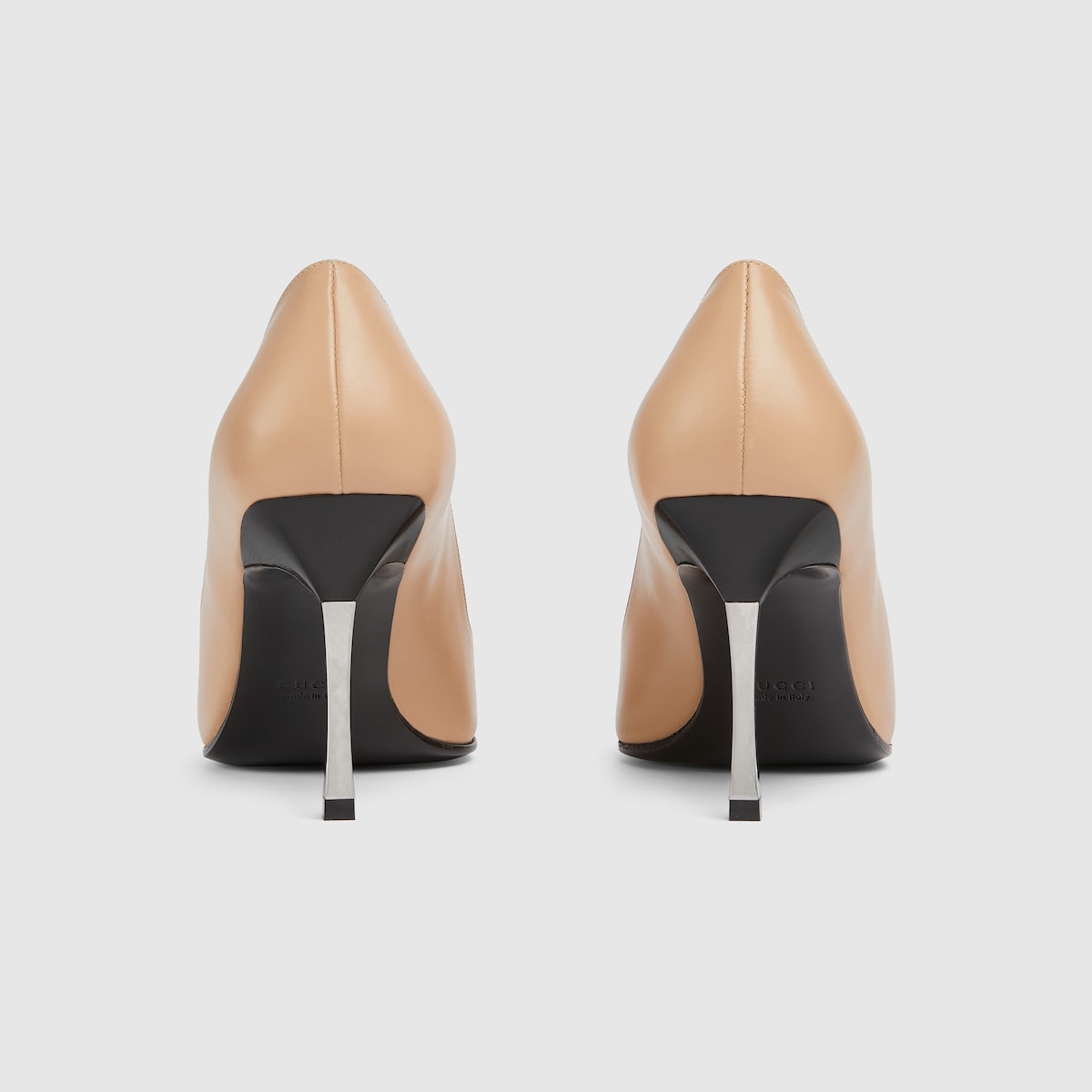 Women's Bombshell pump in beige leather | GUCCI® US