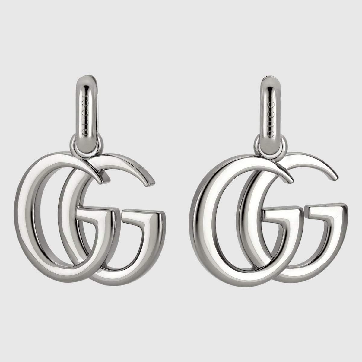 GUCCI ダブルG スタッズ ピアス グッチ GUCCI ダブルG フラワースタッズピアス シルバー Ag925