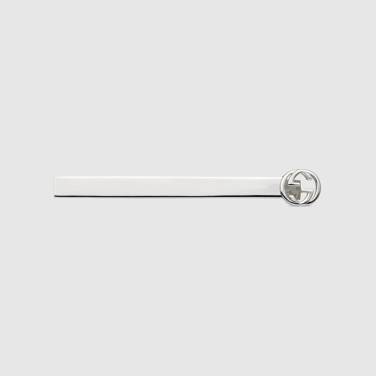 Tie bar with Interlocking G in 925 sterling silver | GUCCI® US