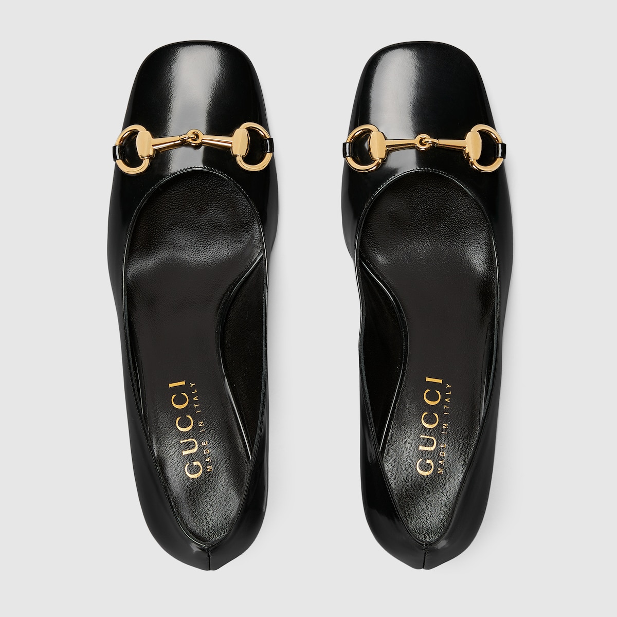Women's Signora pump in black leather | GUCCI® US