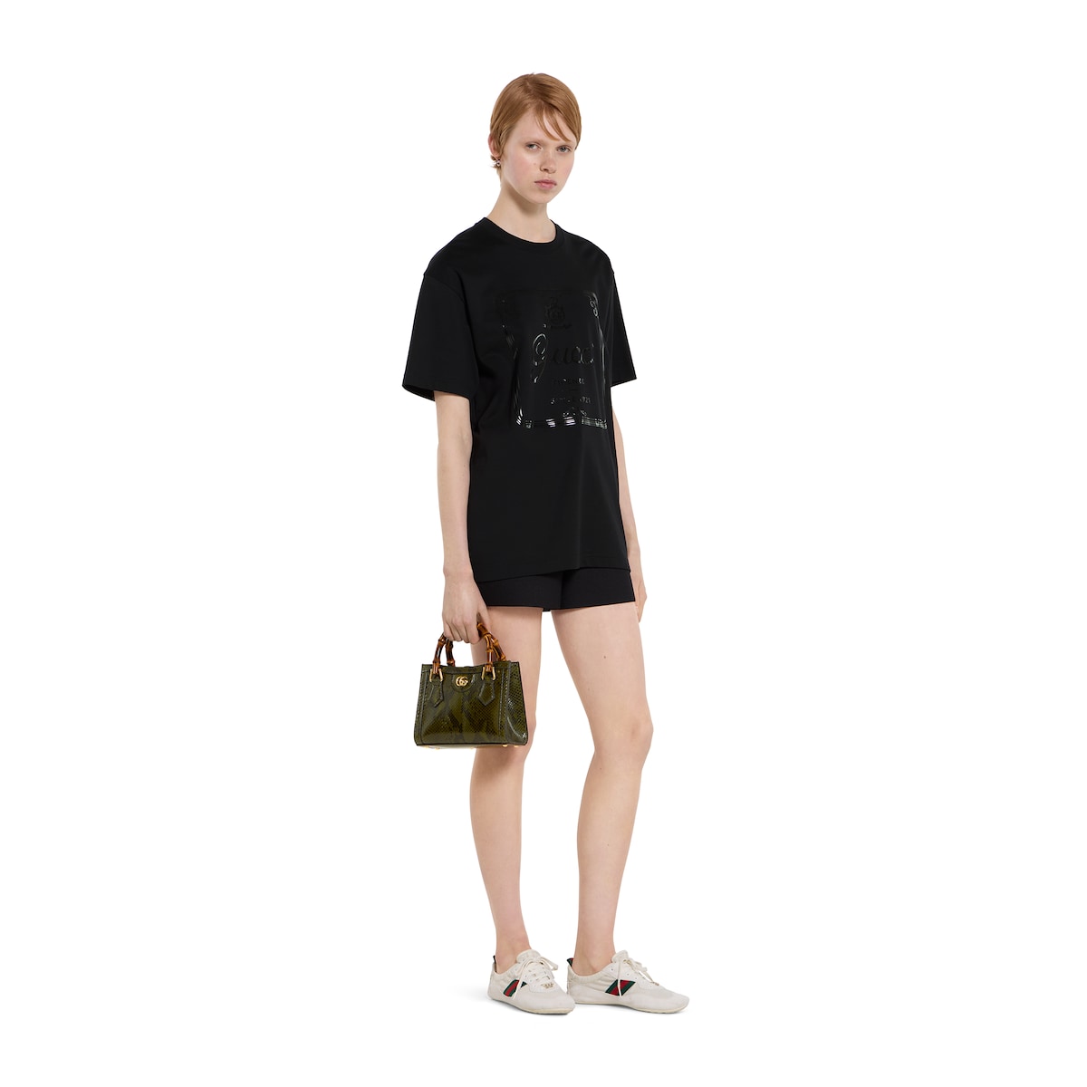 Gucci Green Python Bag Gucci Diana python small tote bag in forest green | GUCCI® US