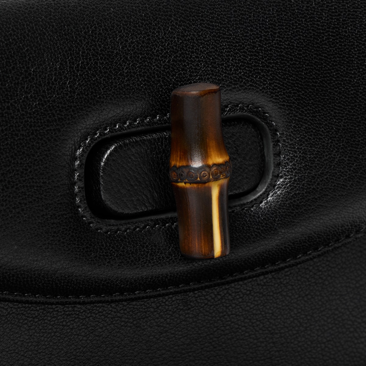 Gucci Bamboo 1947 small bag in black leather | GUCCI® US