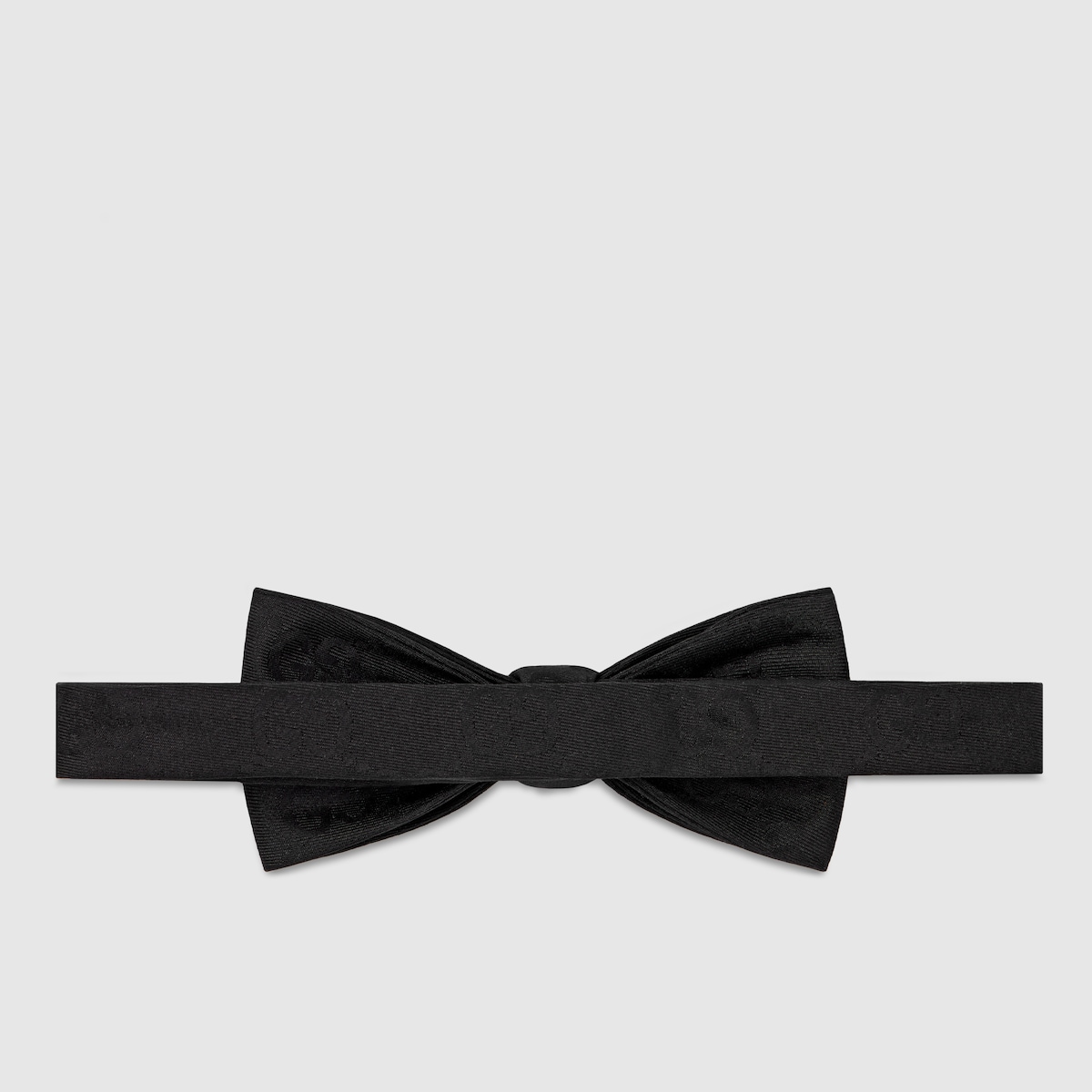 GG cotton silk bow tie in black | GUCCI® ZA
