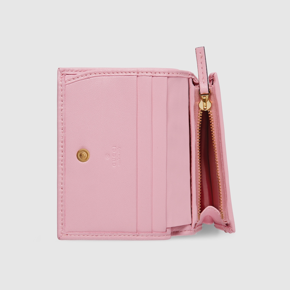 GG Marmont small wallet in sand and brown GG canvas - thumbnail 10