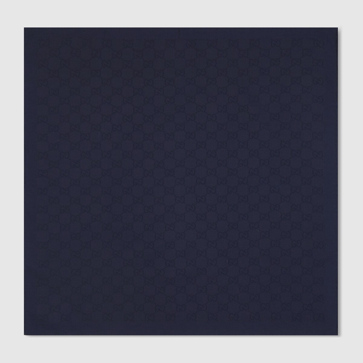 GG silk cotton pocket square in bordeaux - thumbnail 6