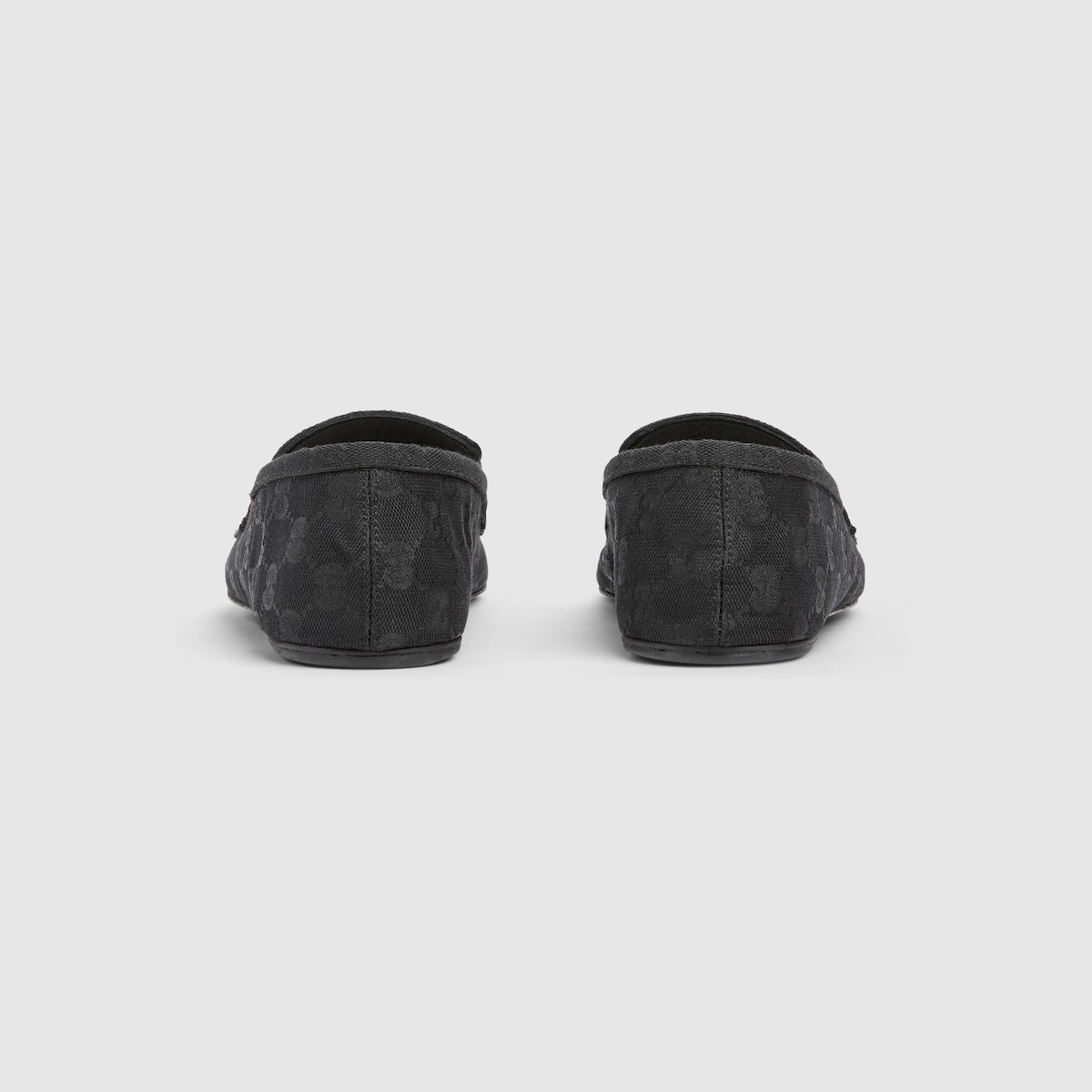 Women's Ragazzo loafer in black GG canvas - thumbnail 4