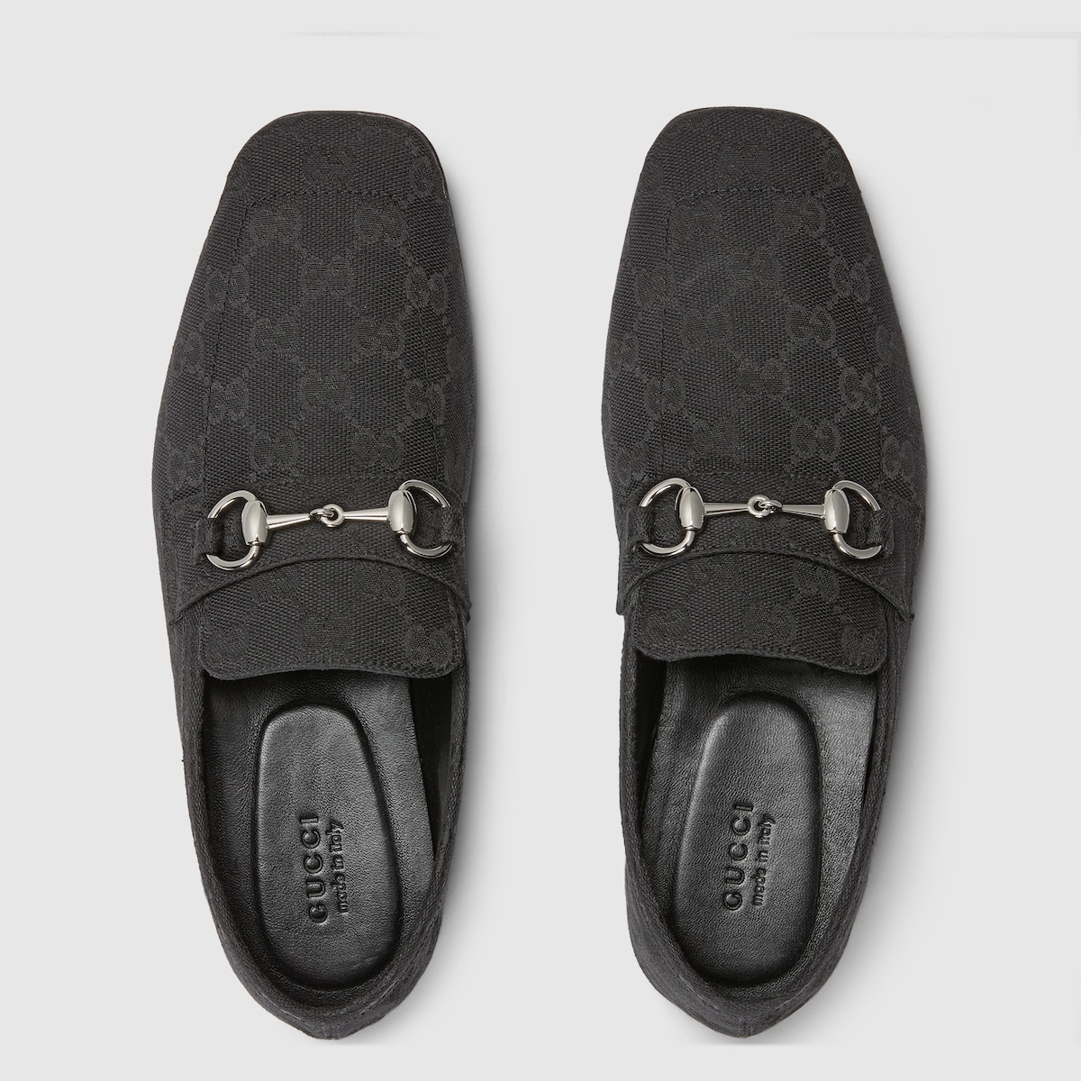 Women's Ragazzo loafer in black GG canvas - thumbnail 5