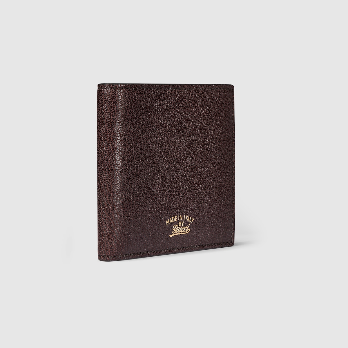 Lira bi-fold wallet in dark brown leather - thumbnail 2