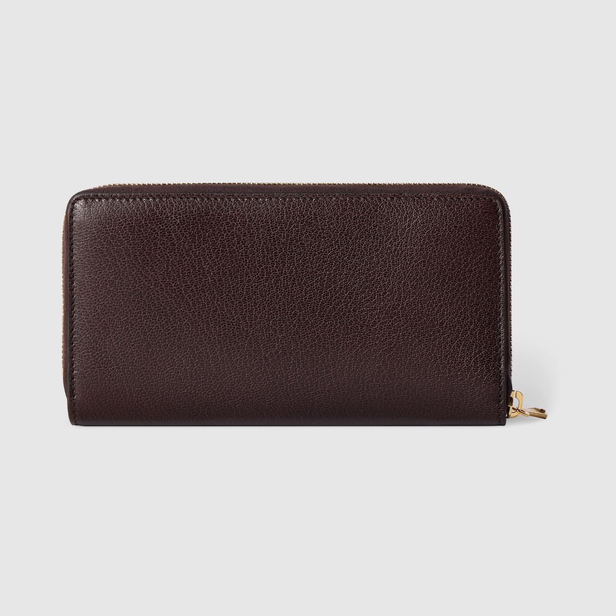 リラ〕ジップアラウンドウォレット ・ダークブラウン レザー | GUCCI公式