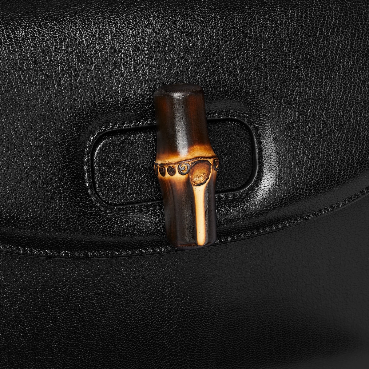 グッチ バンブー 1947〕ミディアムバッグ ・ブラック レザー | GUCCI公式