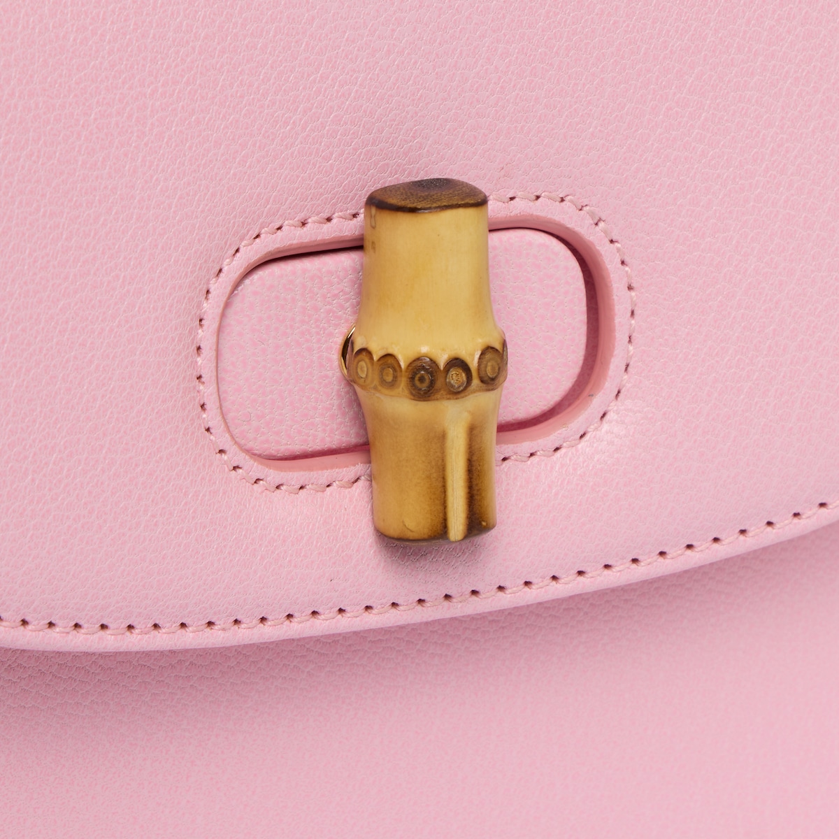Gucci Bamboo 1947 mini bag in light pink leather - thumbnail 5