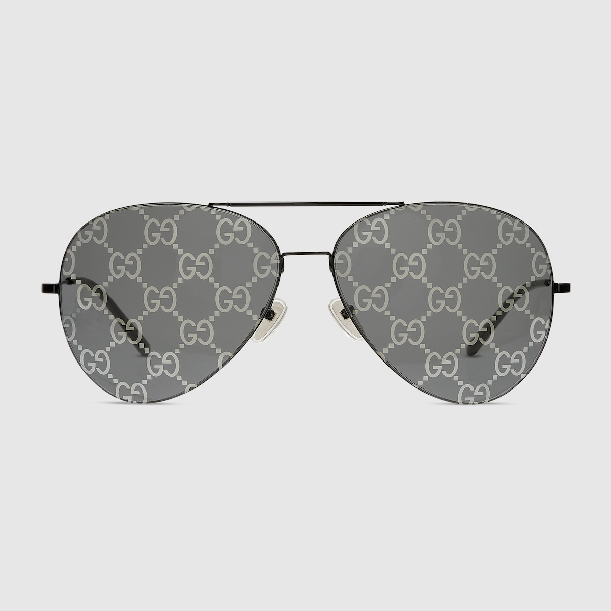 Pilot frame sunglasses in black - thumbnail 6