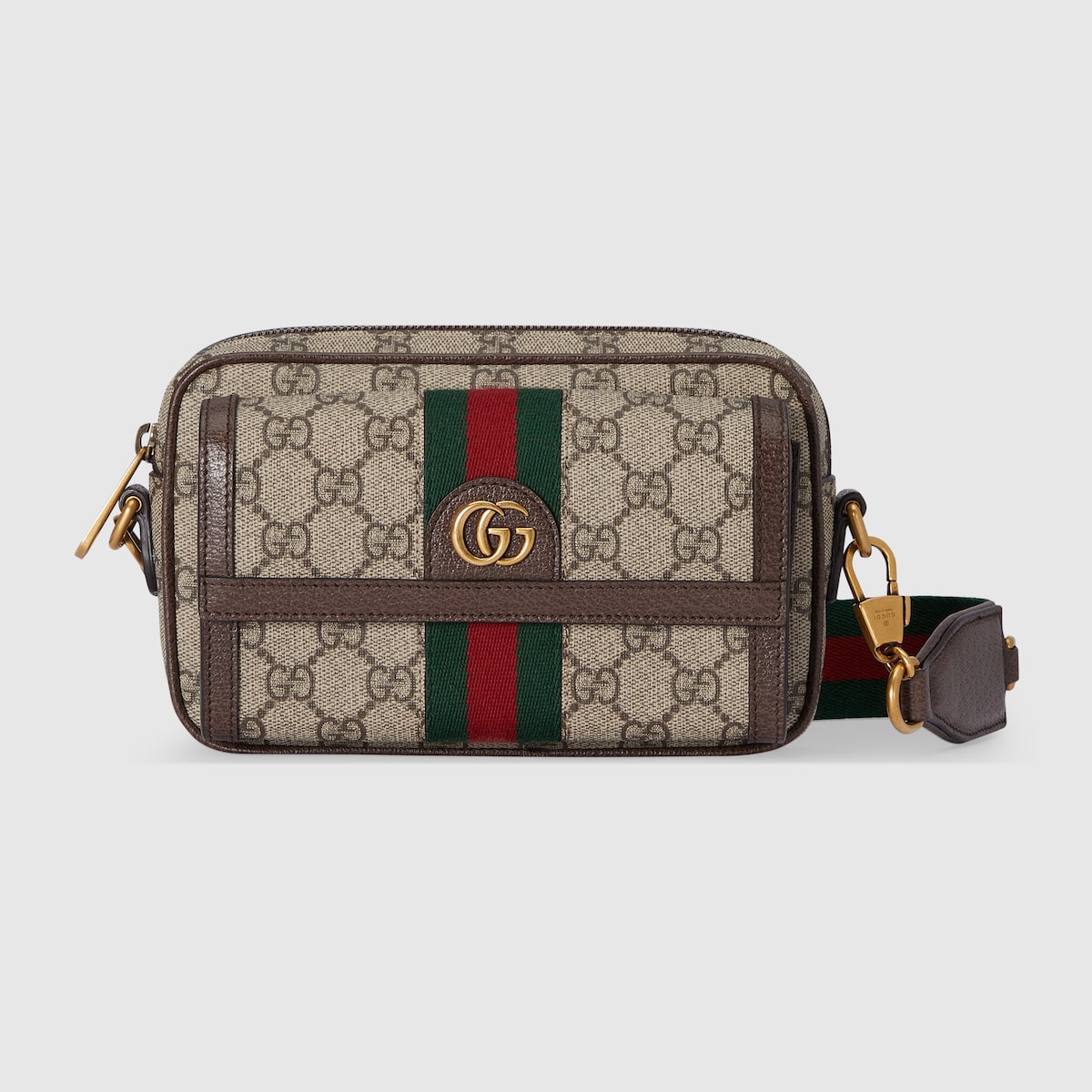 P*e様 【訳あり】GUCCI グッチ GGキャンバス バニティ ミニバッグ バ オフィディア〕ミニバッグ ・ベージュ＆エボニー GGスプリーム