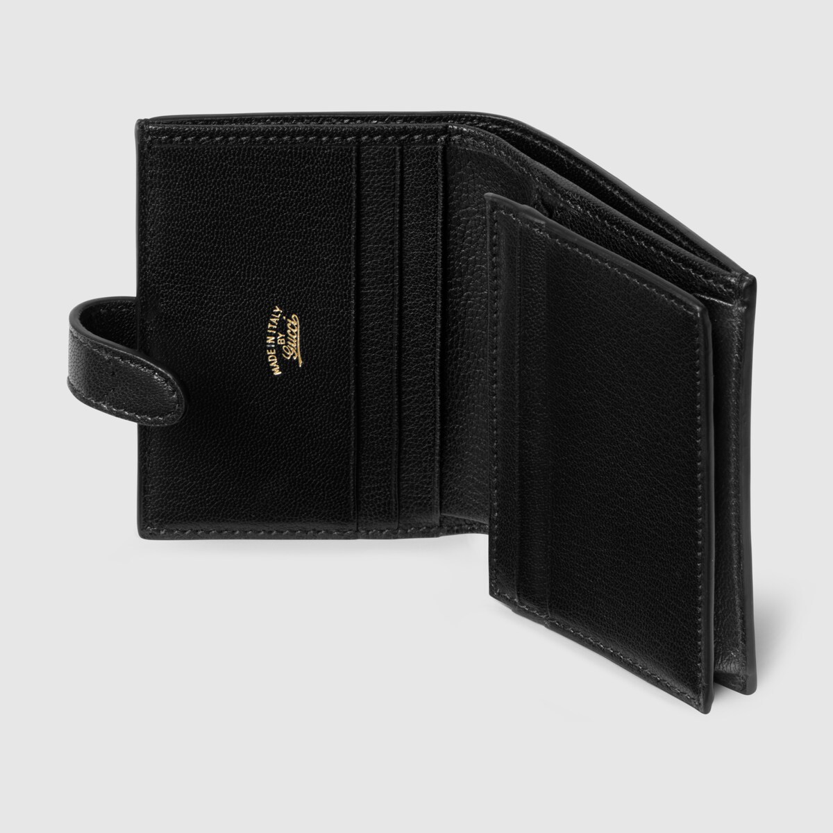 グッチ ジャッキー〕ミディアム ウォレット ・ブラック レザー | GUCCI公式