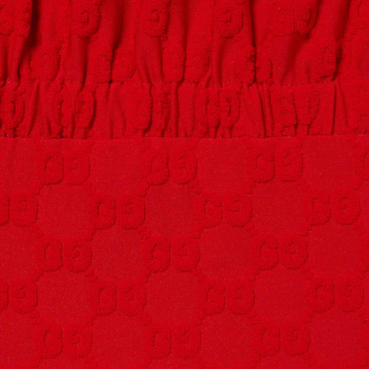Children's GG terrycloth swimsuit in red