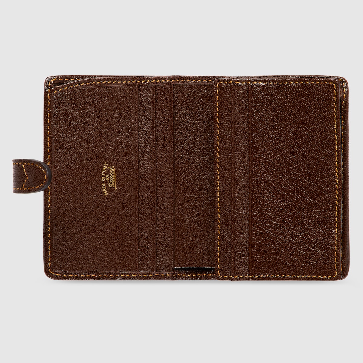 Gucci Jackie medium wallet in sand and brown GG canvas - thumbnail 5