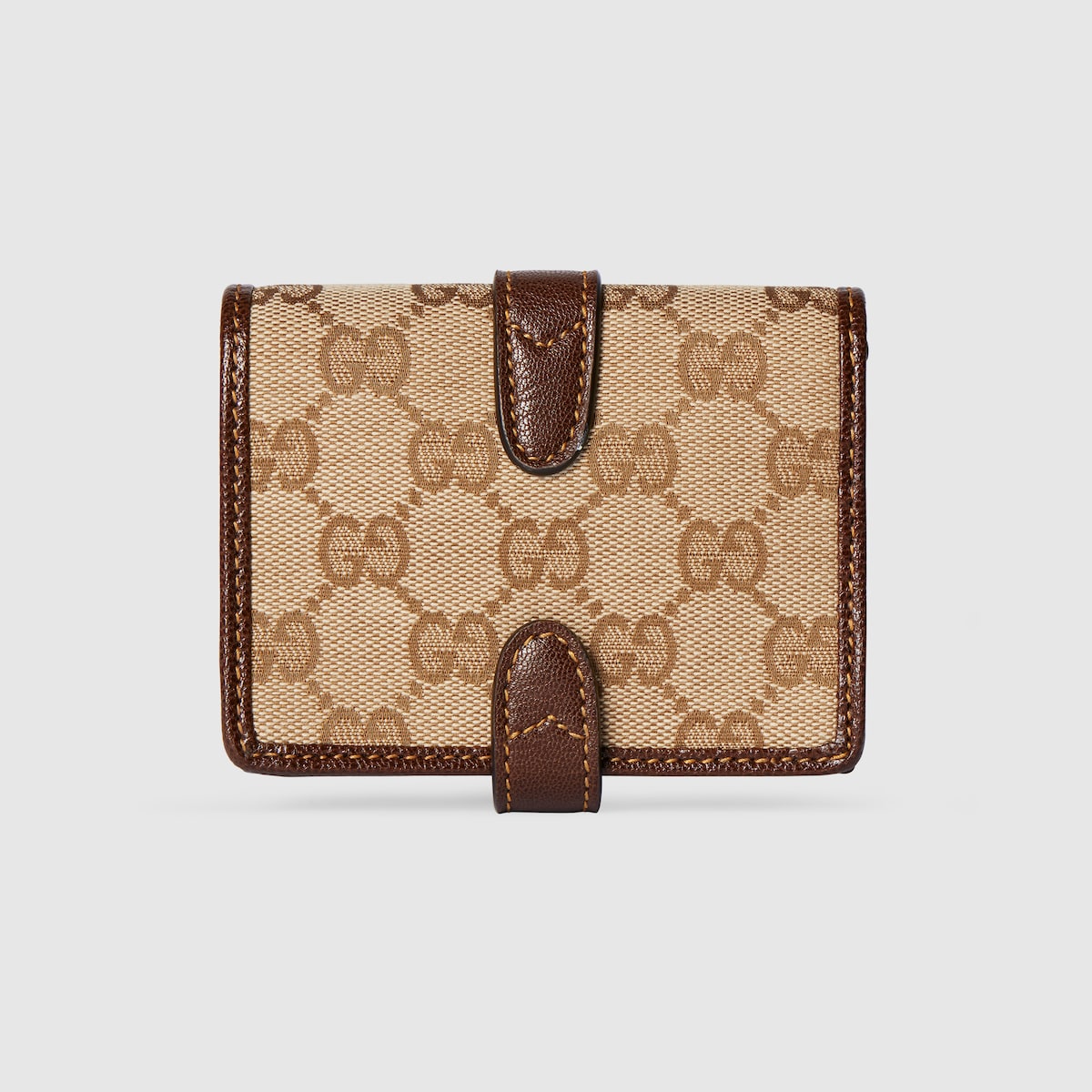 Gucci Jackie medium wallet in sand and brown GG canvas - thumbnail 2