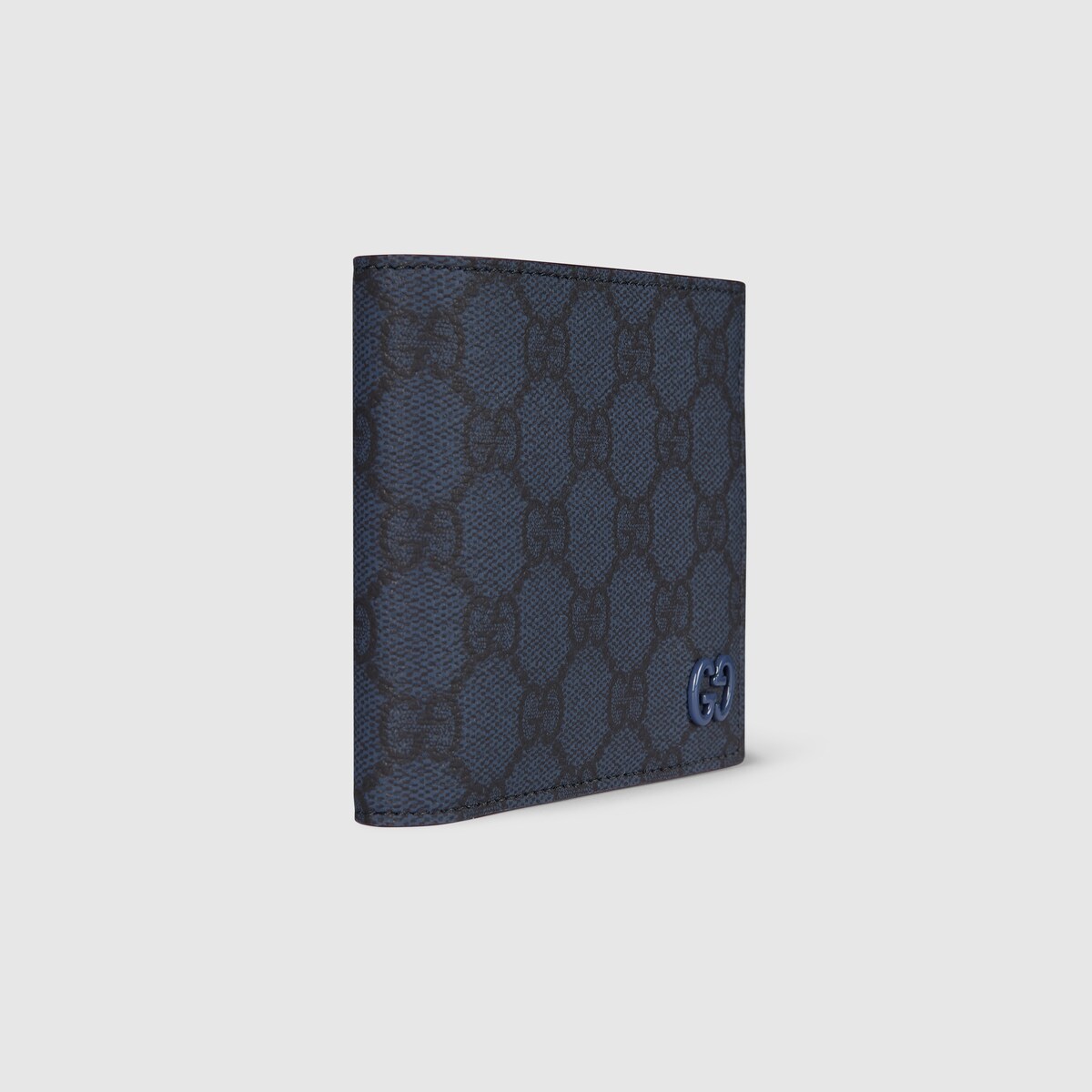 Bordeaux interior GG coin wallet in dark blue GG Supreme - thumbnail 4