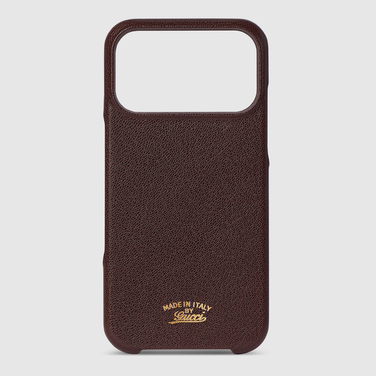 【GUCCI】グッチ　ブラウンレザー iPhoneケース iPhone 17 Pro Max ケース ・ダークブラウン レザー | GUCCI公式