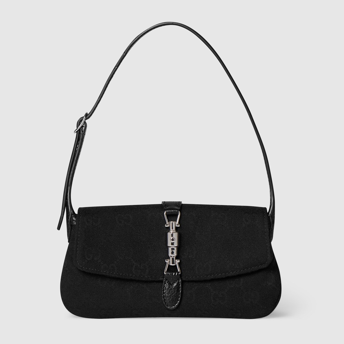 Gucci Jackie mini bag in black GG canvas | GUCCI® US