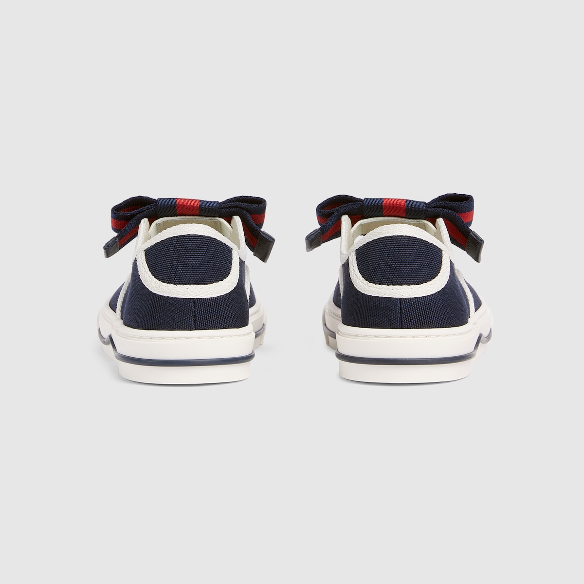 Children's sneakers with Web in dark blue canvas