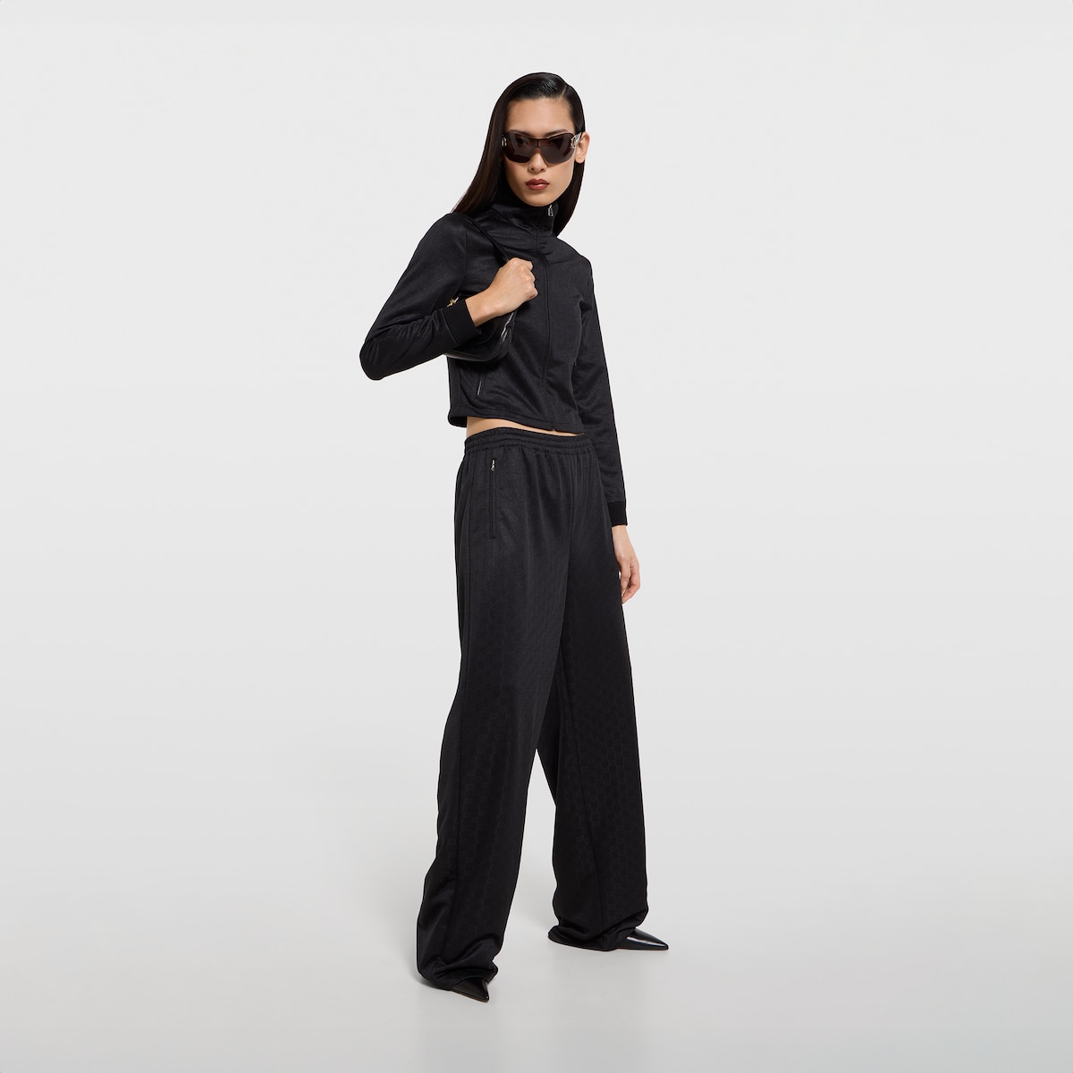 GG jersey jacquard leisure pants in light pink - thumbnail 4