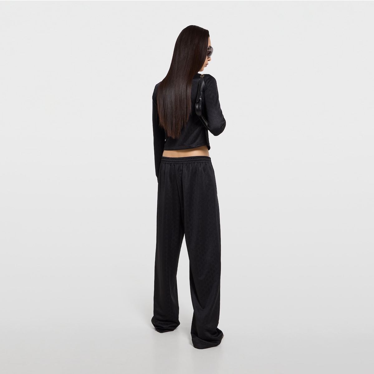 GG jersey jacquard leisure pants in light pink - thumbnail 2