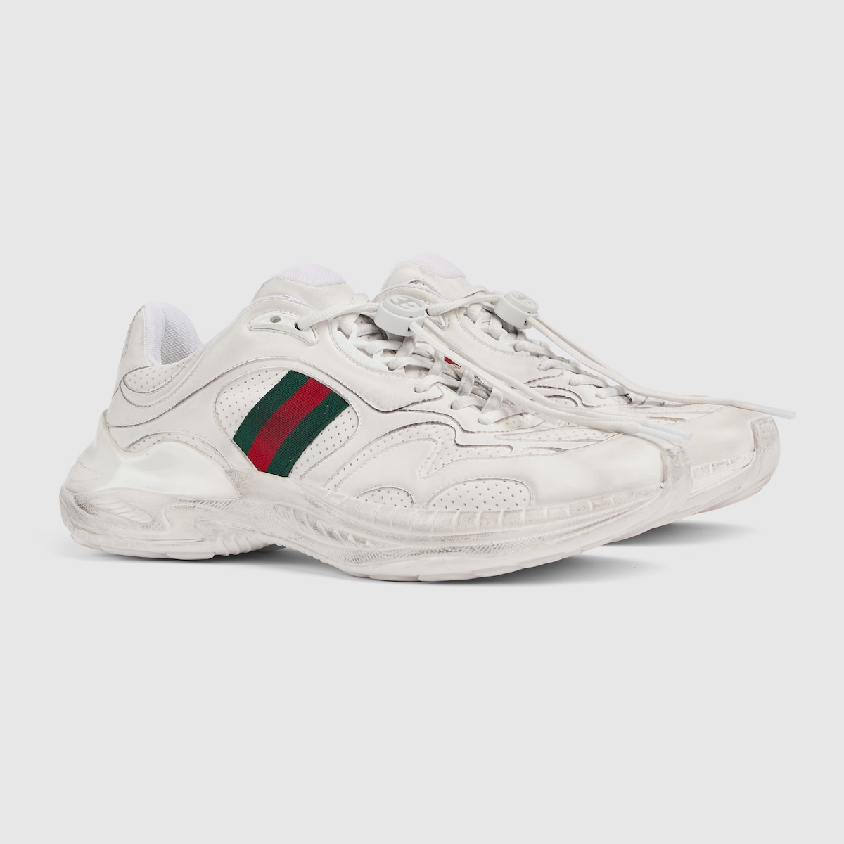 Men's Gucci 2.0 sneaker in white leather - thumbnail 8