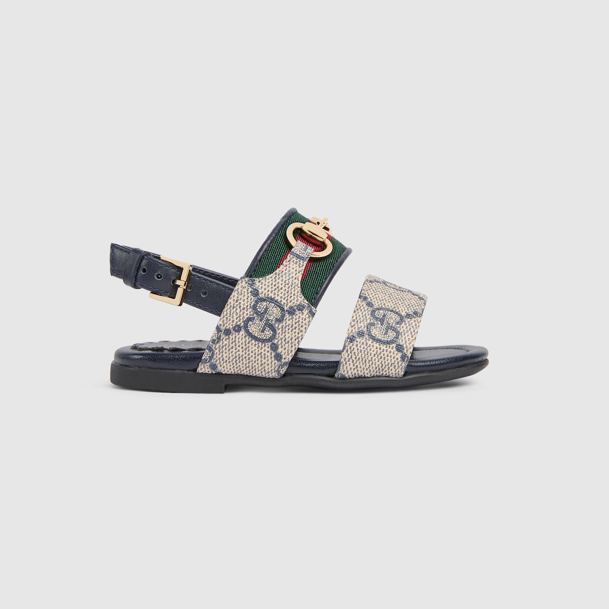Toddler sandal with Web in beige and blue Supreme - thumbnail 5