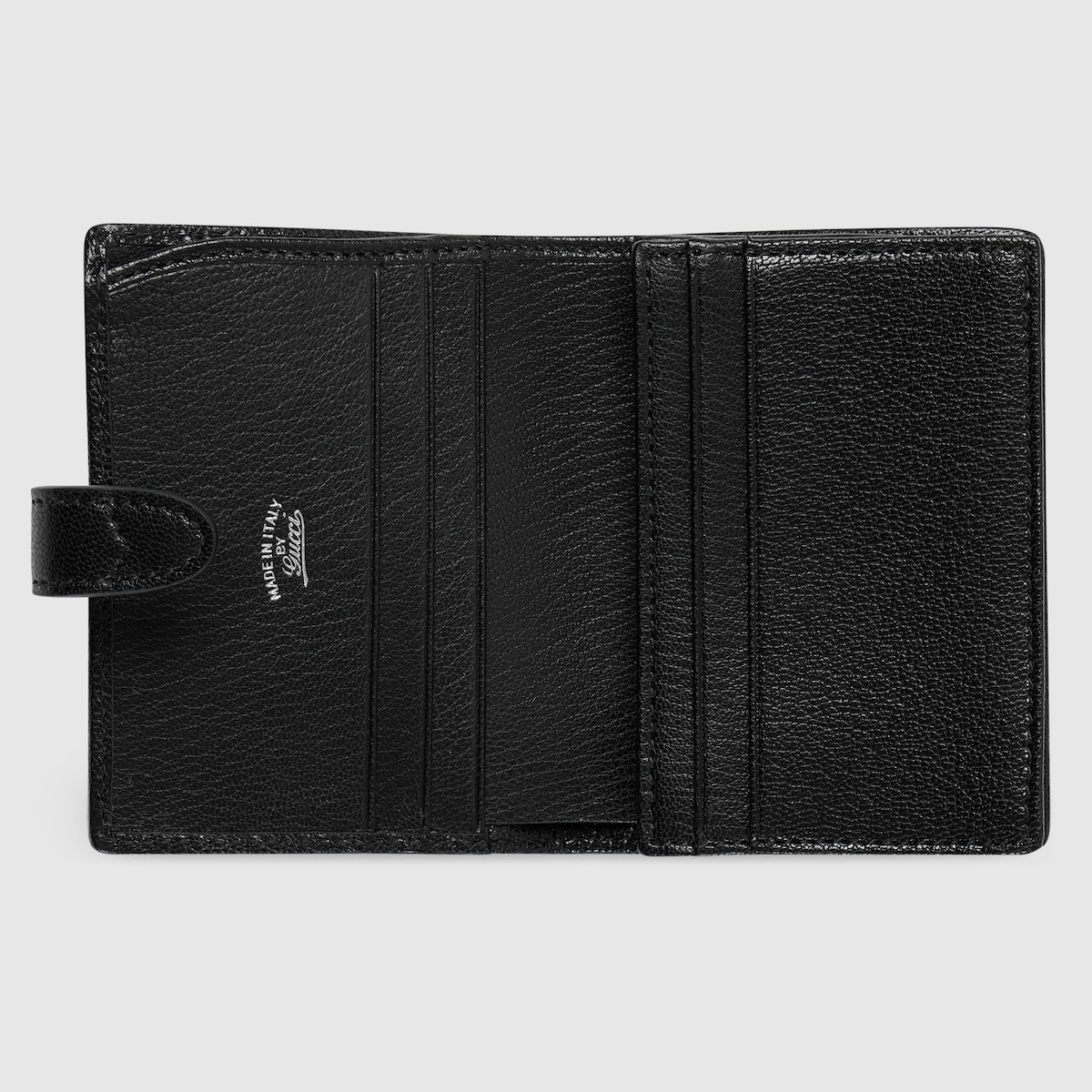 Gucci Jackie small wallet in black GG canvas | GUCCI® ZA