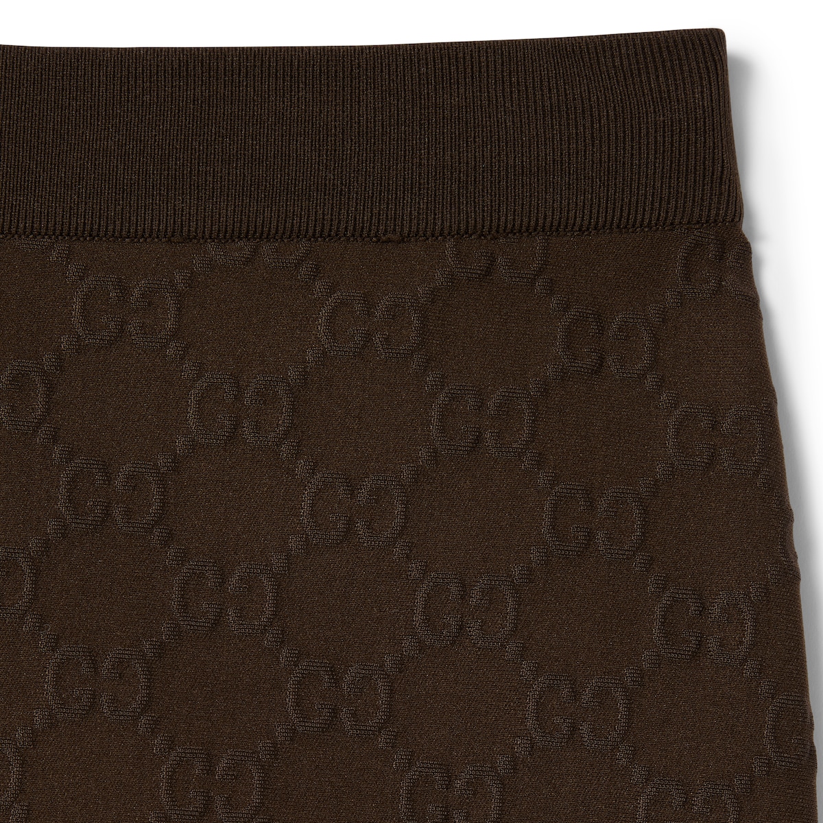 GG jersey jacquard leggings in brown