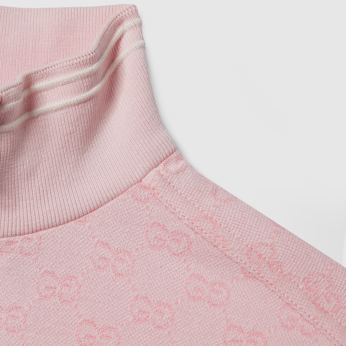 Children's GG cotton zip jacket in light pink