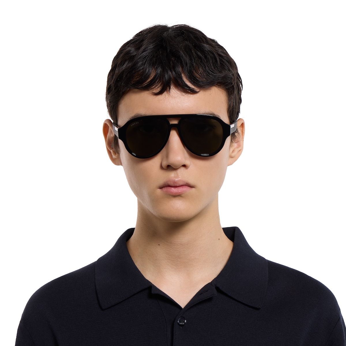 Pilot sunglasses in brown tortoiseshell - thumbnail 6