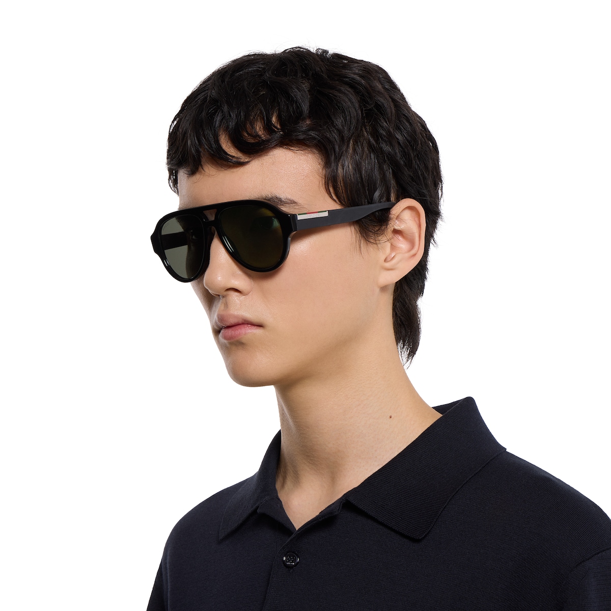 Pilot sunglasses in brown tortoiseshell - thumbnail 5