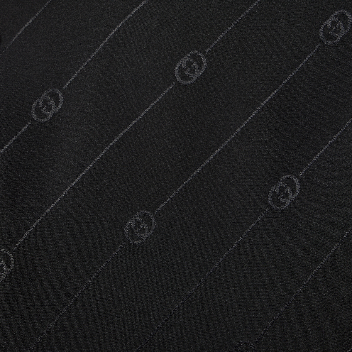 GUCCI インターロッキングシルクワンピース ドレスシャツ GGボタン ロゴ柄 プリント シルクツイル シャツ ・ベージュ＆ダークブラウン | GUCCI公式