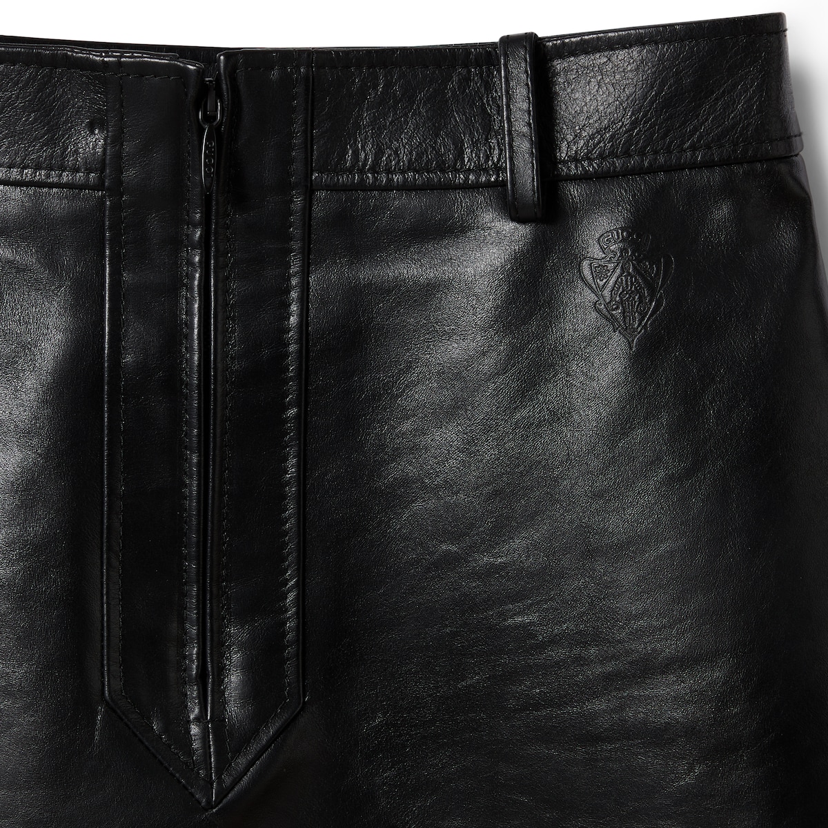 9月末削除予定です。GUCCI ミニスカート 新品に近い 正規品 限定品 レザー ミニスカート ・ブラック GGキャンバス | GUCCI公式